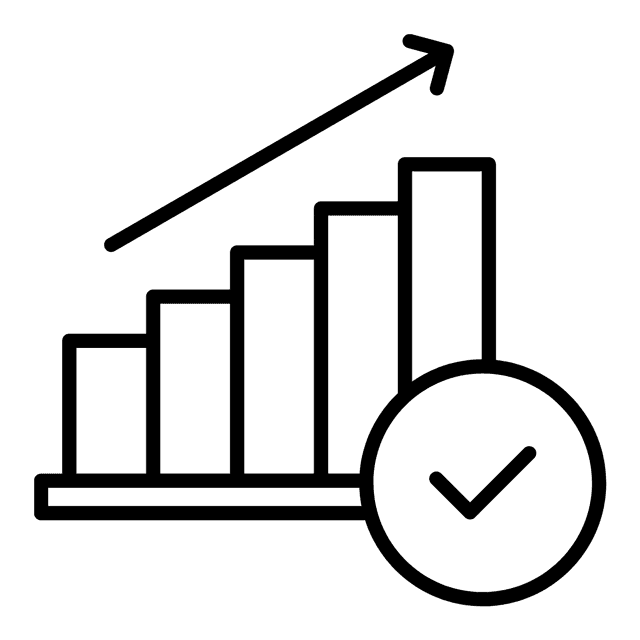 Symbol für effiziente IT-Lösungen mit Fokus auf Zeit und Leistung